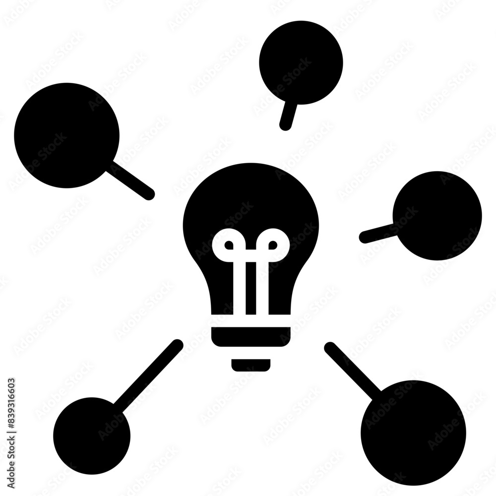 Concept Mapping Icon Element For Design Concept Mapping Icon Element For Design