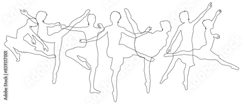 Ballet dancer silhouette ballerina dancers poses woman dancing silhouettes