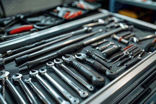 Professional Mechanic Toolkit with High-Quality Tools for Automotive Repair and Maintenance
