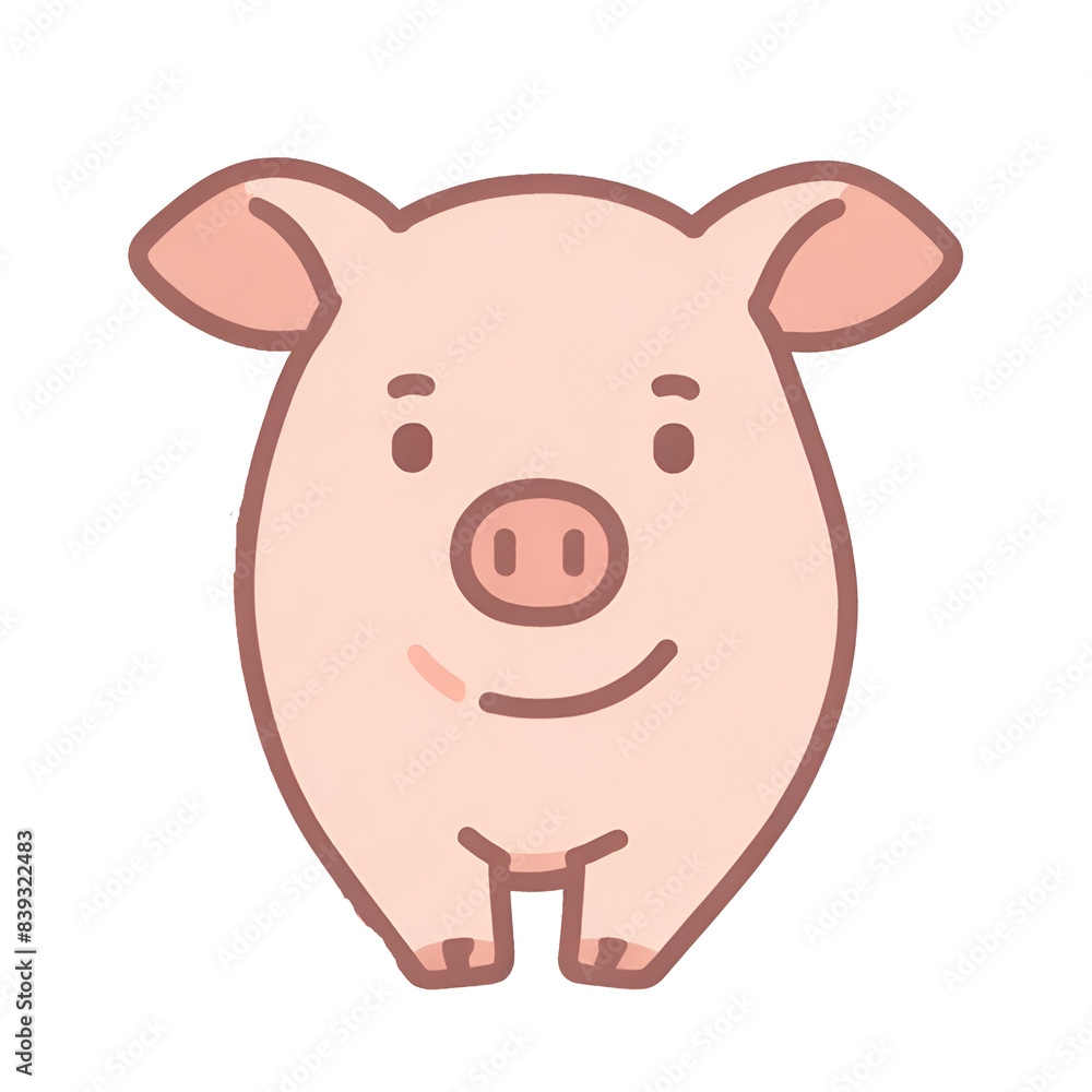 Pig transparent, simple icon, PNG, can be used easily and conveniently. Pig transparent, simple icon, PNG, can be used easily and conveniently.