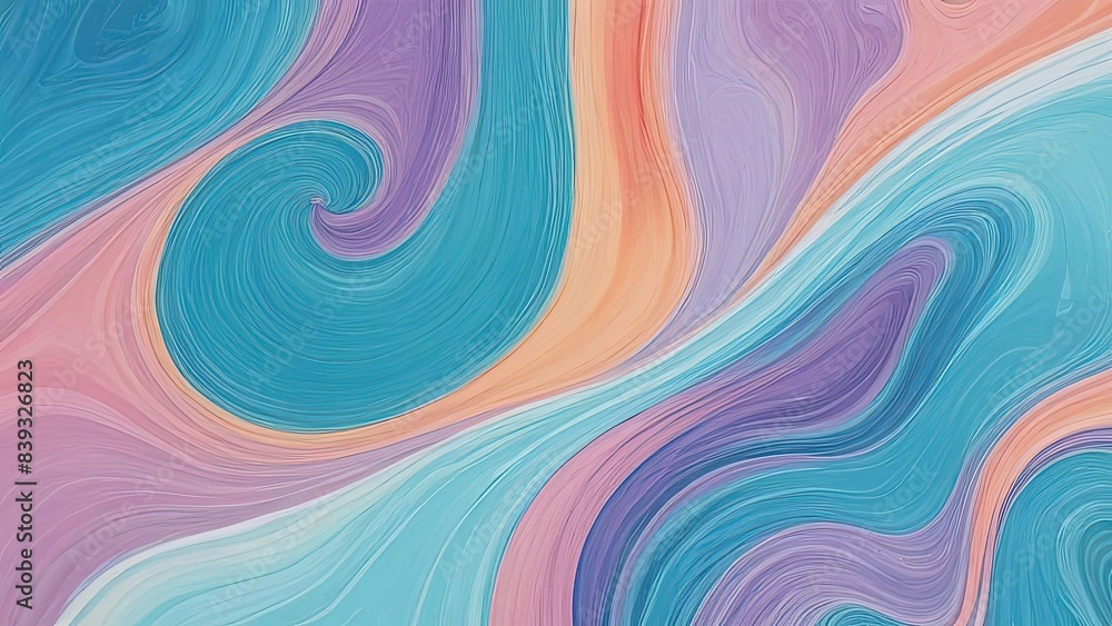 Obraz premium abstract colorful background with waves