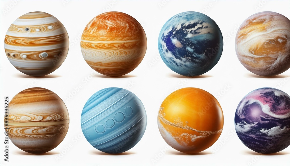 Celestial Creations: Realistic Planet Set Celestial Creations: Realistic Planet Set