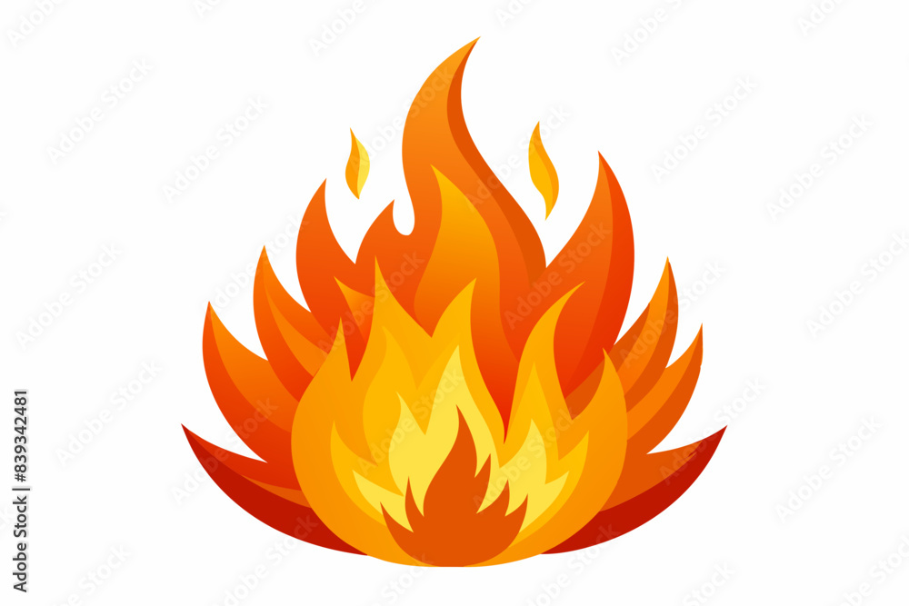 burning fire vector illustration burning fire vector illustration