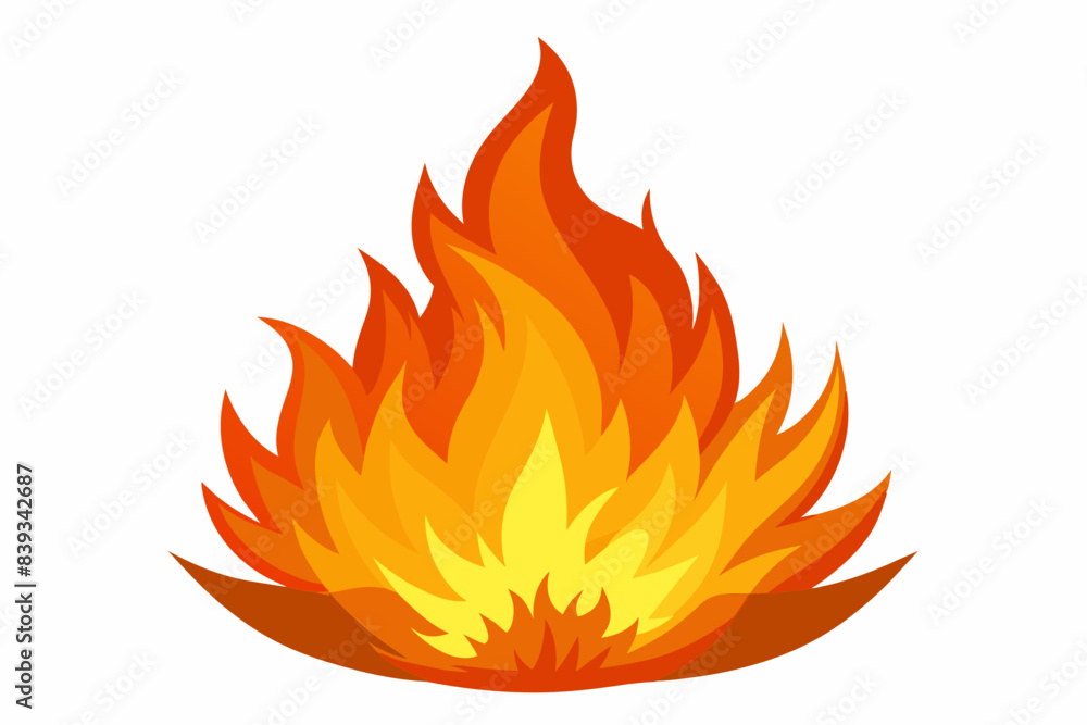 burning fire vector illustration burning fire vector illustration