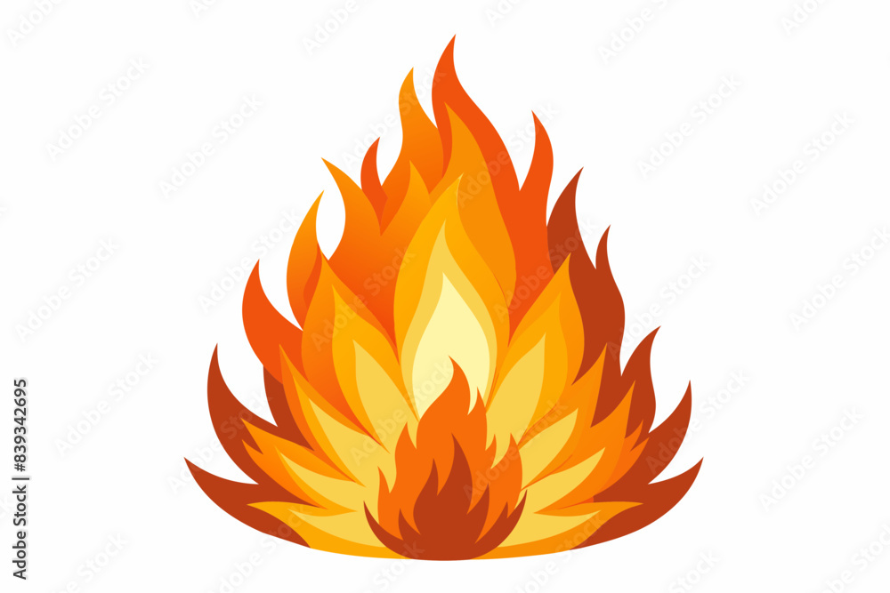 burning fire vector illustration burning fire vector illustration