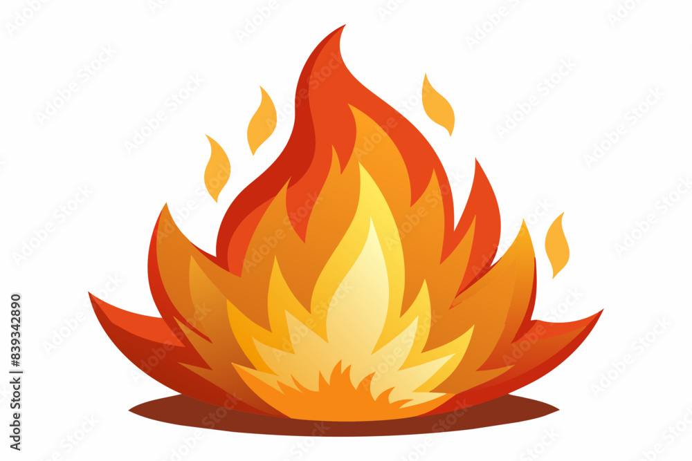 burning fire vector illustration burning fire vector illustration