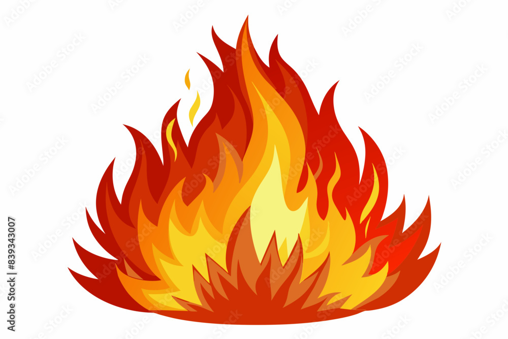 burning fire vector illustration burning fire vector illustration