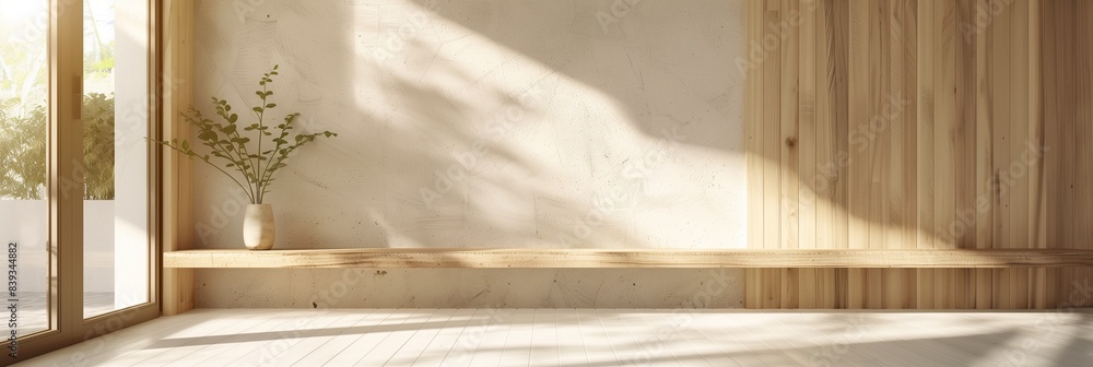 Minimalist Light Wood Wall Background Frame Minimalist Light Wood Wall Background Frame