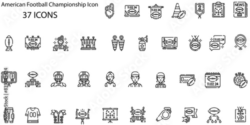 American Football Icons
