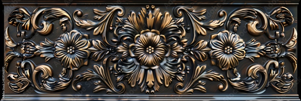 Intricate Victorian Wood Wall Panel Texture Intricate Victorian Wood Wall Panel Texture
