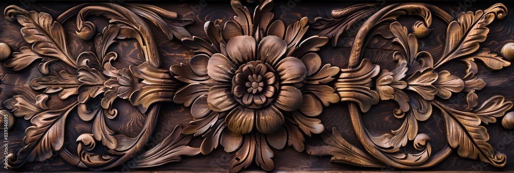 Intricate Victorian Wood Wall Panel Texture Intricate Victorian Wood Wall Panel Texture