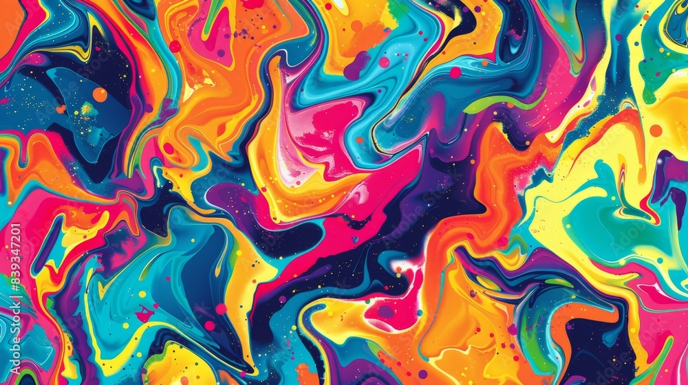 Colorful abstract background generative ai Colorful abstract background generative ai