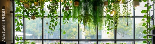 Lush Hanging Plants Forming...