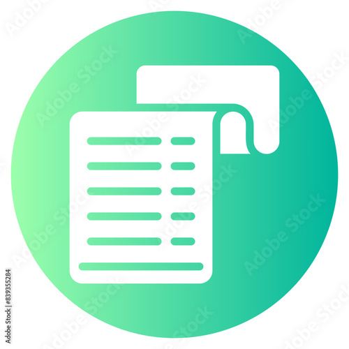 bill gradient icon