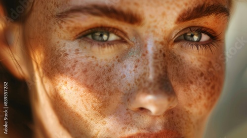 dark spots on the face of beautiful woman generative ai © RodolfoJesus