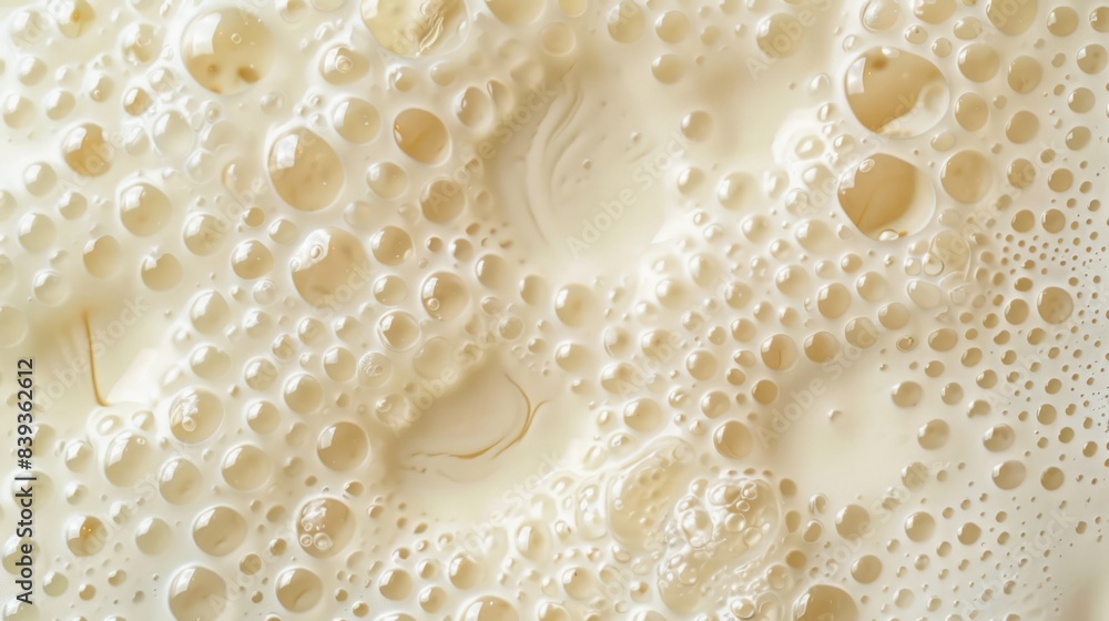 Milk or cream texture background with bubbles. Milk or cream texture background with bubbles.