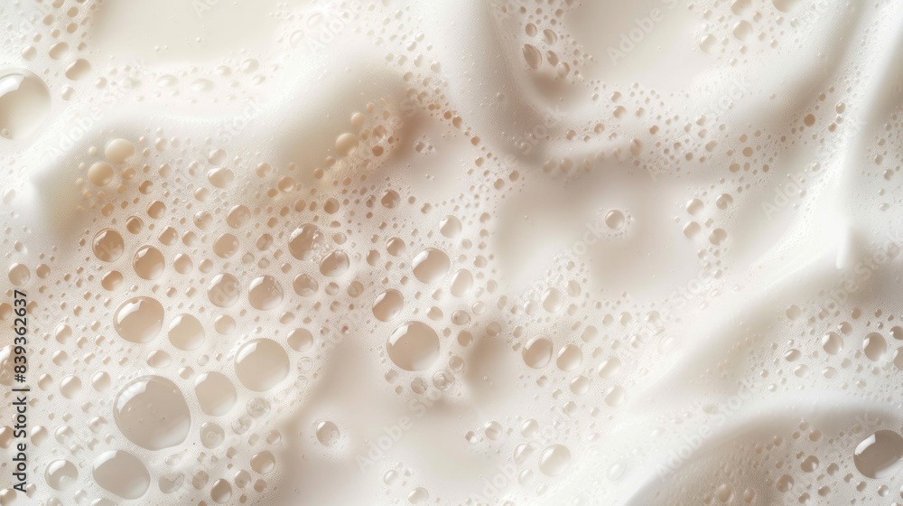 Milk or cream texture background with bubbles. Milk or cream texture background with bubbles.