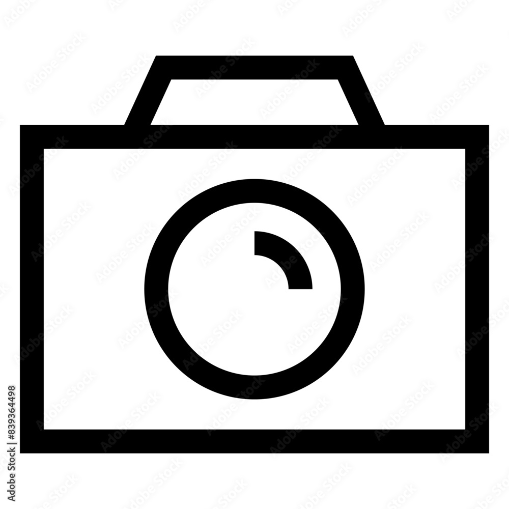 camera line icon vector illustration isolated on white background camera line icon vector illustration isolated on white background