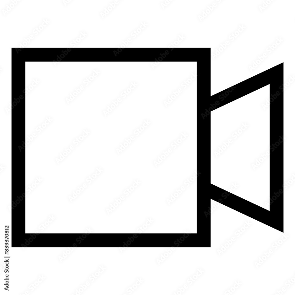 video line icon vector illustration isolated on white background video line icon vector illustration isolated on white background