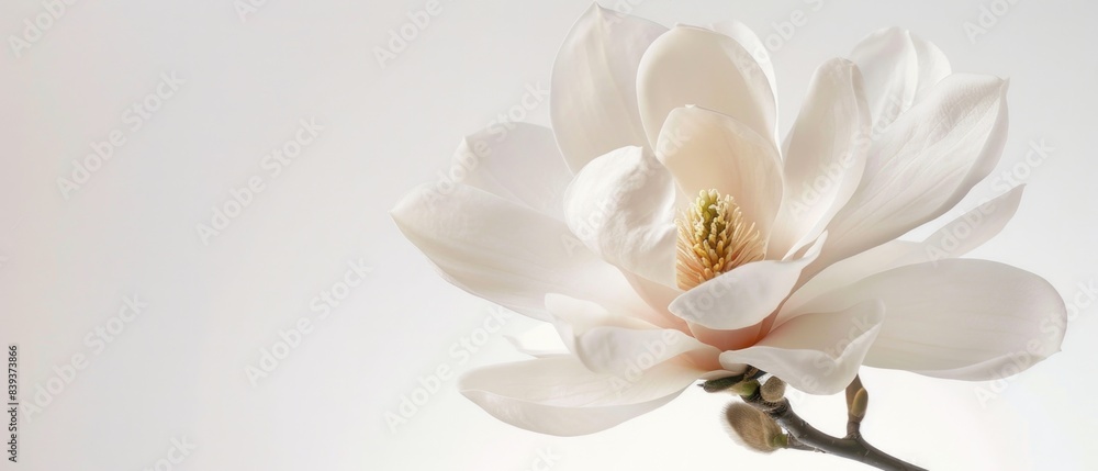 Magnolia Def Pure Elegance - Close-up Photography of White Magnolia Flower on White ...