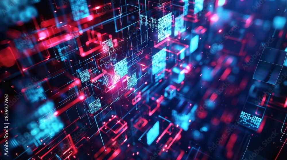 Futuristic Digital Matrix Futuristic Digital Matrix