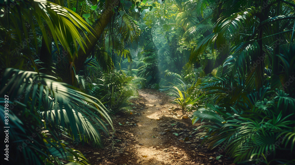 Obraz premium jungle path 