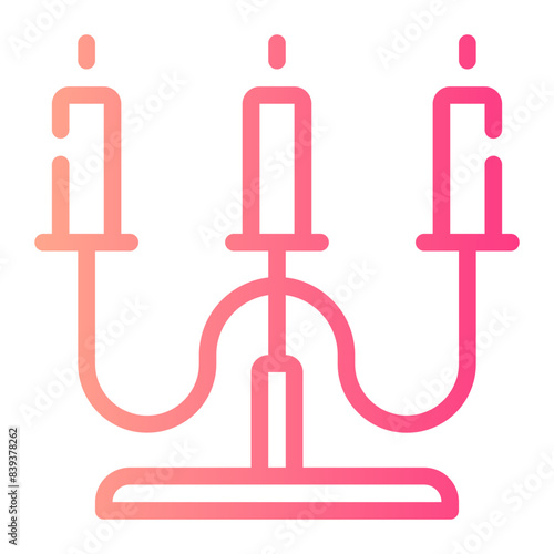 candelabrum gradient icon