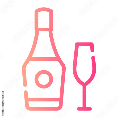 wine gradient icon