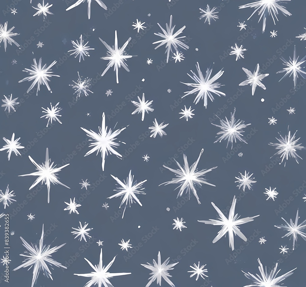 Stars and snow wallpaper Stars and snow wallpaper