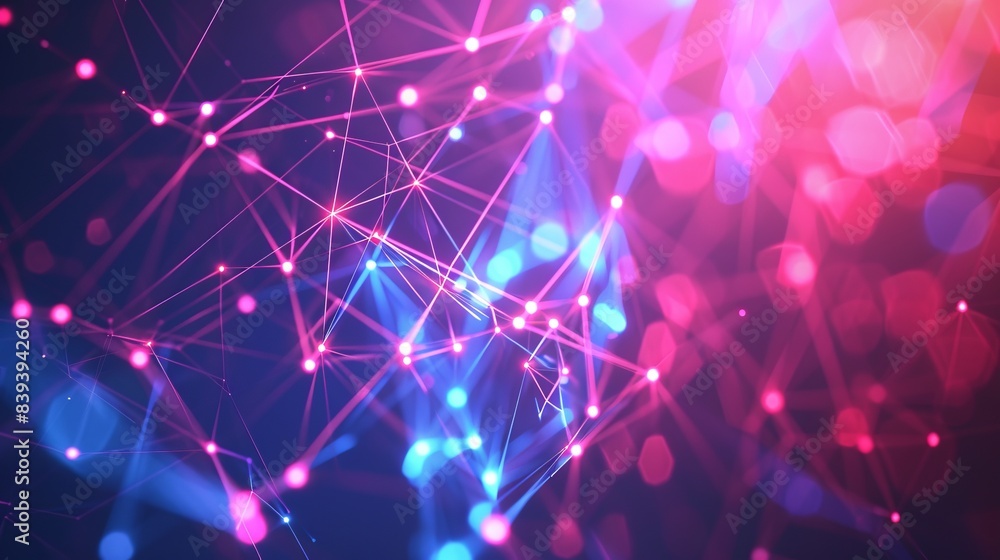 Fototapeta premium Abstract Network Connections