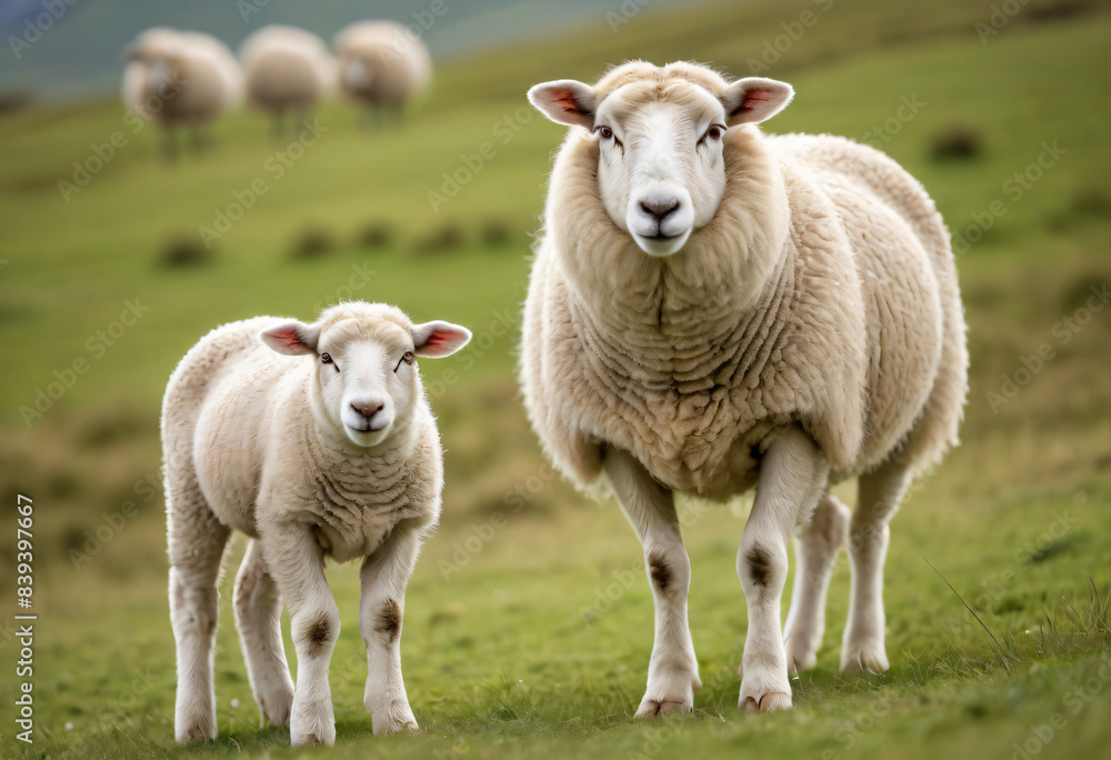 Fototapeta premium Sheep in farm