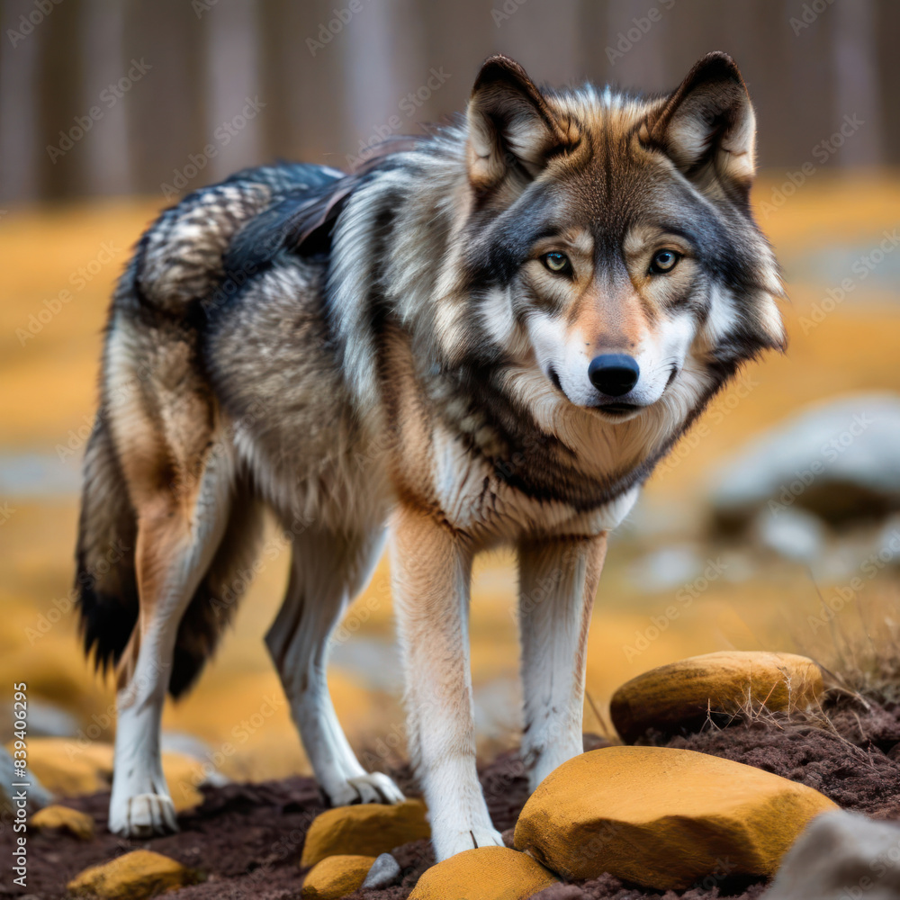 Winter Wolf: Majestic Alaskan Malamute Portrait Winter Wolf: Majestic Alaskan Malamute Portrait