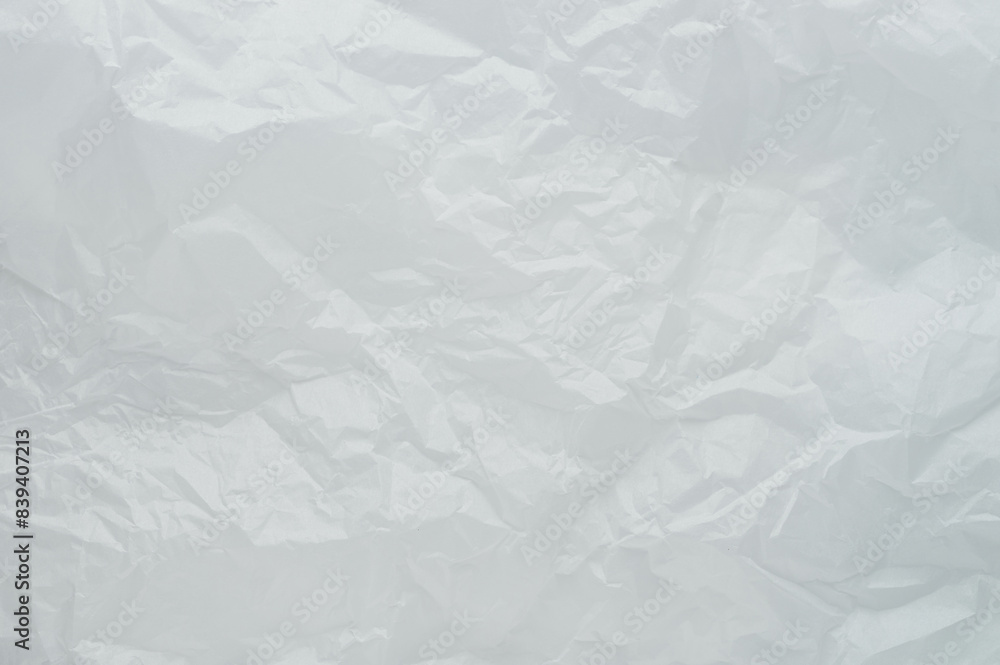 Fototapeta premium Rough with wrinkles white paper background