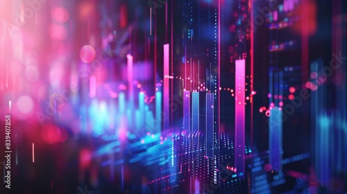 Wallpaper Mural Abstract Data Visualization Torontodigital.ca