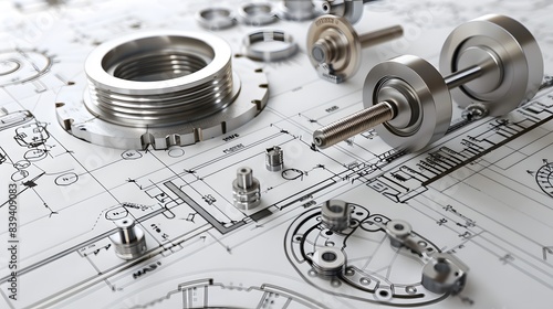 Wallpaper Mural  a technical drawing with clear tolerance specifications, indicating permissible limits of variation in physical dimensions to ensure proper fit and function of parts Torontodigital.ca