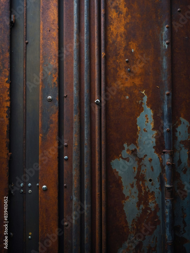 Rusted metal backdrop. © xKas