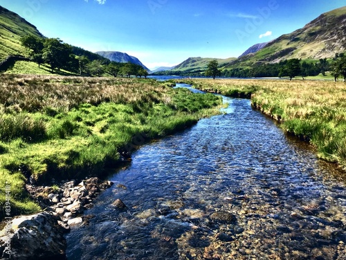 mountain river landscape