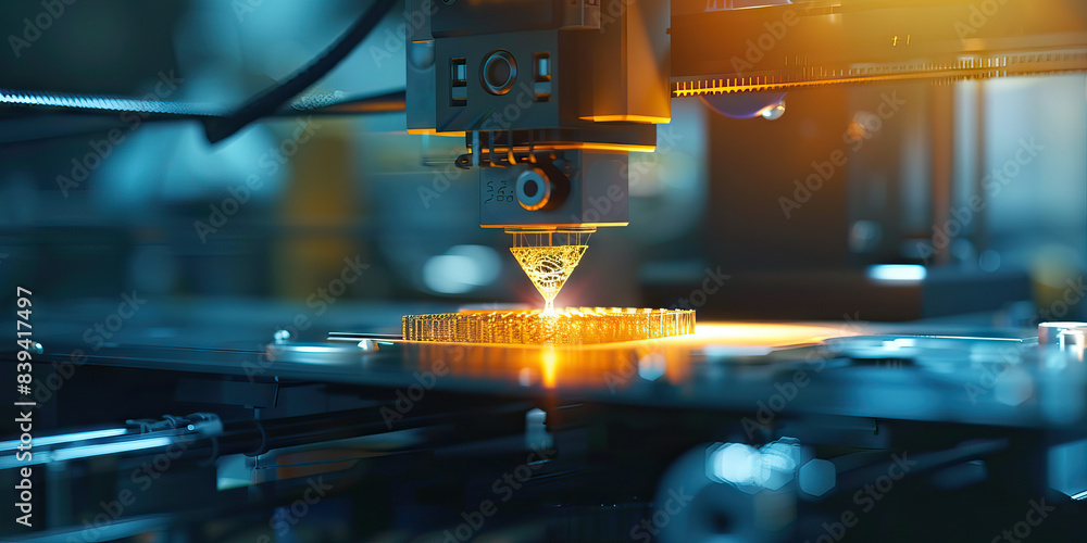 The Nano-Futurist: A miniature 3D printer whirring to life, creating a microscopic replica of the desk The Nano-Futurist: A miniature 3D printer whirring to life, creating a microscopic replica of the desk