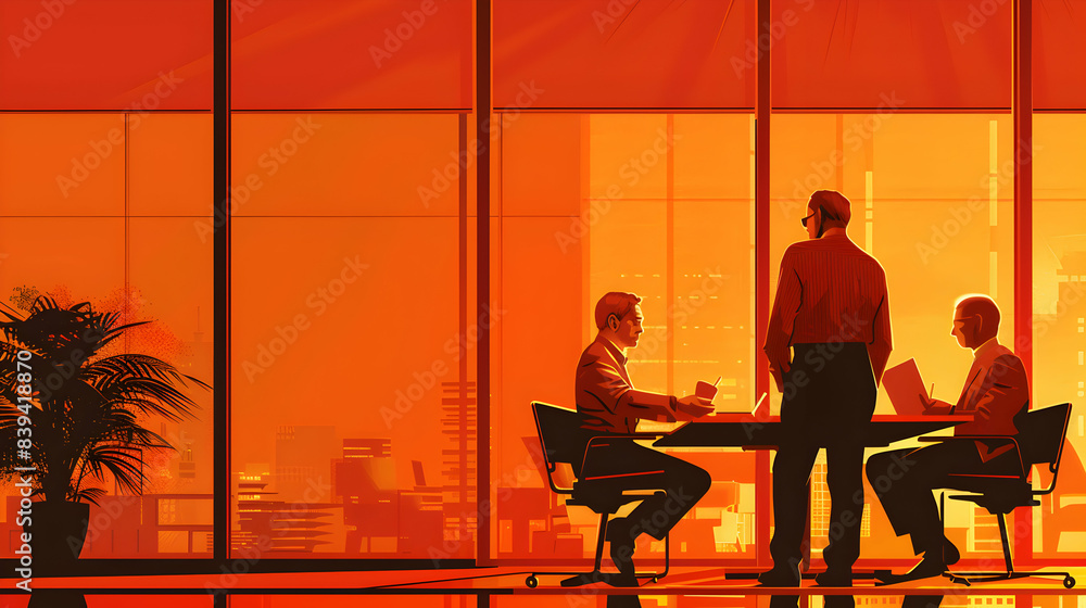 2D Minimalist Vector: Financial Planner Presenting Retirement Strategies Concept with Charts and Documents Expertise and Detailed Planning Adobe Stock 2D Minimalist Vector: Financial Planner Presenting Retirement Strategies Concept with Charts and Documents Expertise and Detailed Planning Adobe Stock