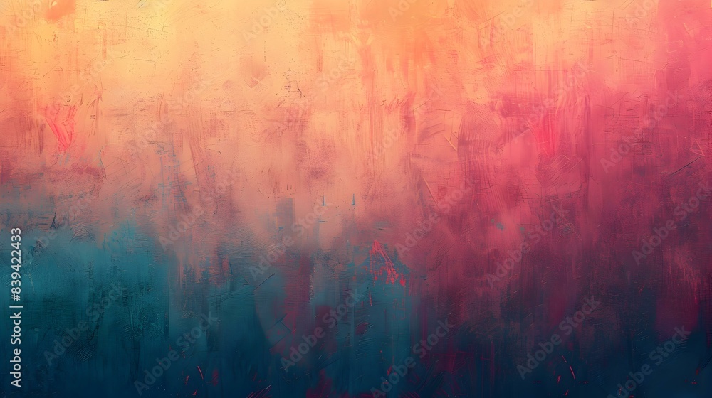 Fototapeta premium Gradient from light brown to cerulean