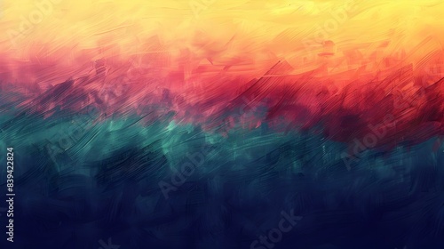 Gradient from yellow-green to navy blue