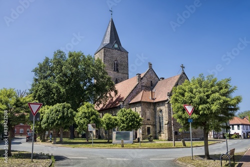 Obraz na płótnie oebisfelde, deutschland - st.-katharinen-kirche w salonie