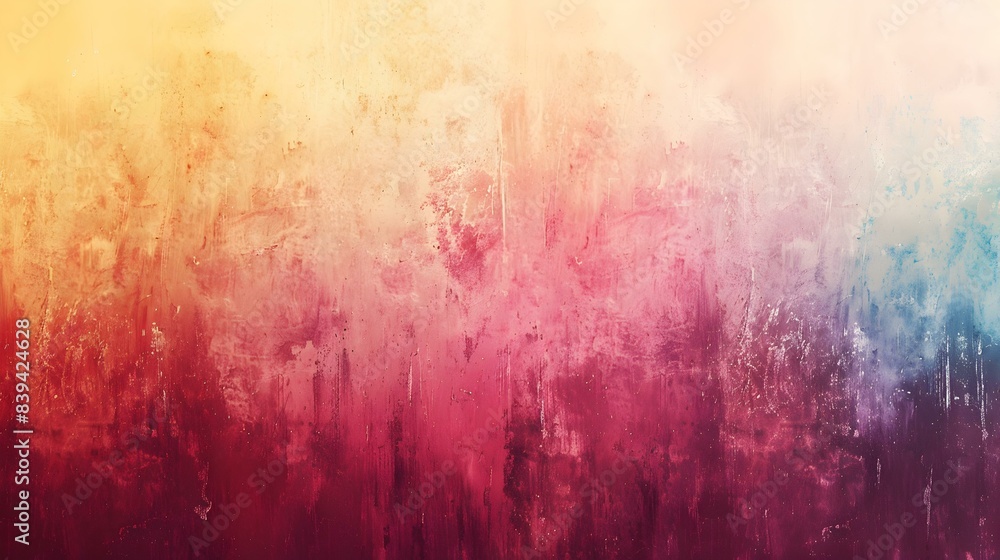 Fototapeta premium Gradient from lemon to azure abstract shades digital backdrop
