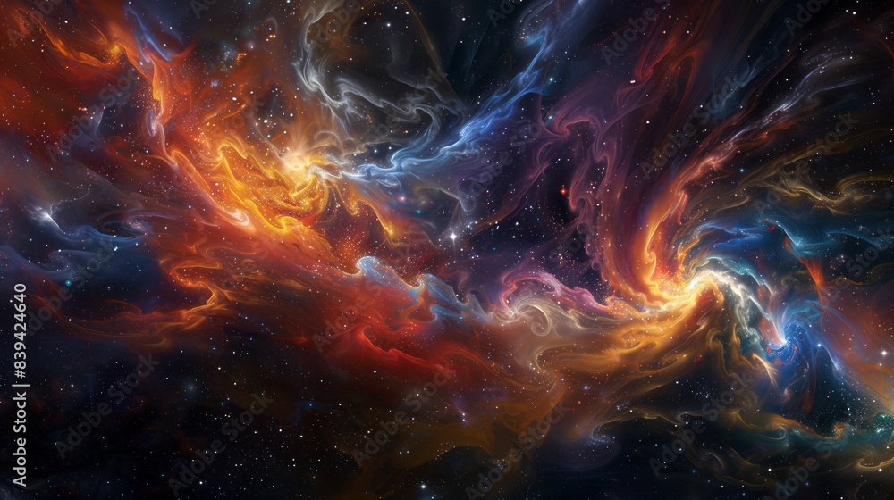 Cosmic symphony: a dance of celestial lines and stardust. Cosmic symphony: a dance of celestial lines and stardust.