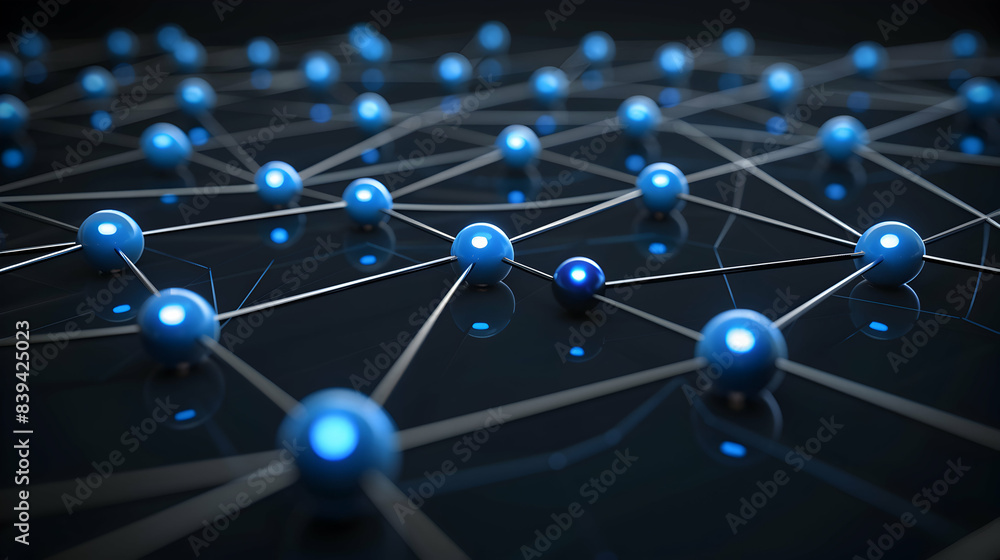 Secure Network Icon with Interconnected Nodes Concept Vector Illustration of Importance of Network Security in Protecting Data 2D Vector Secure Network Icon with Interconnected Nodes Concept Vector Illustration of Importance of Network Security in Protecting Data 2D Vector