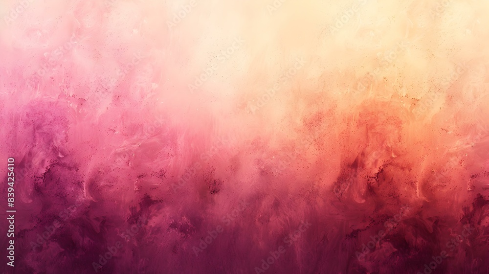 Obraz premium Gradient from Amber gold to light lilac abstract banner