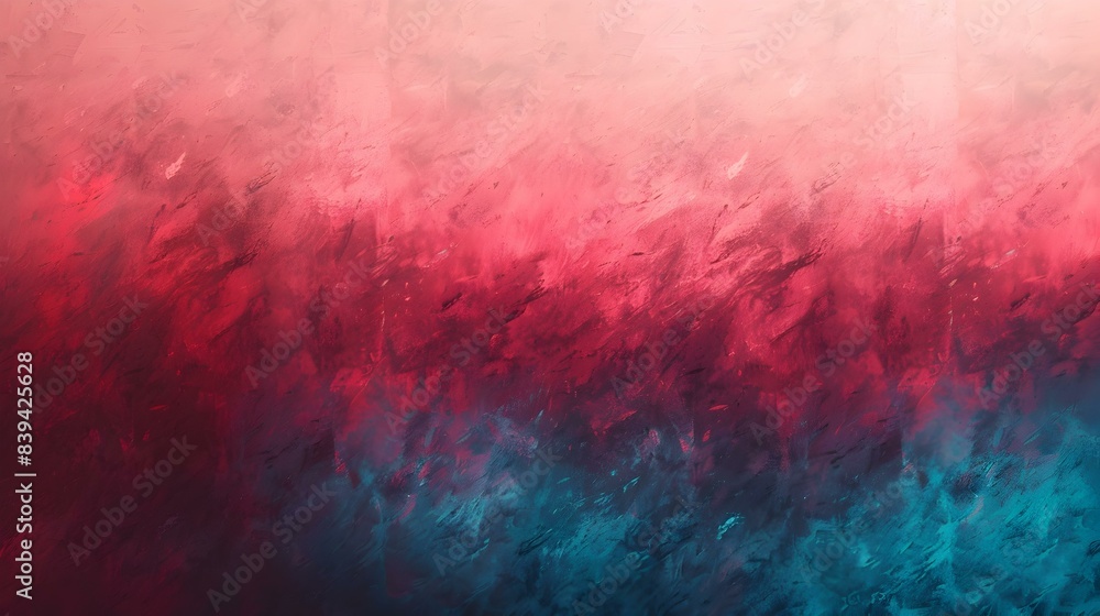 Fototapeta premium Gradient from turquoise to garnet abstract backdrop