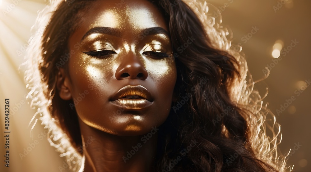 Black woman model wearing trendy clothes and makeup, model in trendy dress, photoshoot Black woman model wearing trendy clothes and makeup, model in trendy dress, photoshoot