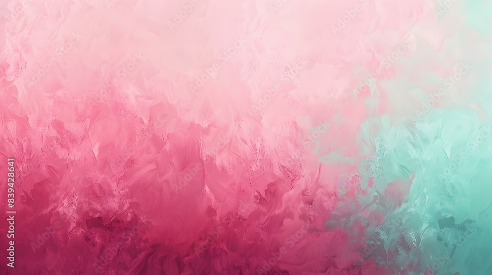 Fototapeta premium Gradient from pink to mint abstract shades digital backdrop