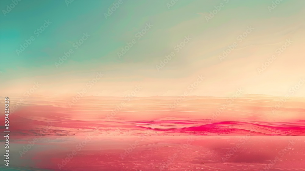 Obraz premium Gradient from aquamarine to sandy